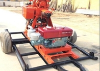 High Speed Small Trailer Mounted Water Well Drilling Rig With 110 Meters Depth