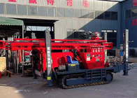 Air Compressor Hydraulic Crawler Drilling Rig Dth For 260m Deep Water Well Borehole