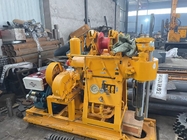 Hydraulic Diesel Engine 200m Deep Water Well Borehole Drilling Rig For Exploration Sample Collecting