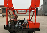 GK 200 Portable Hydraulic Crawler Mounted Drilling Rig With 8 Wheels Folding Tower For Water And Exploration