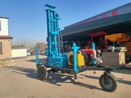Compact High Speed Pneumatic Borewell Machine with 1 Meter High Leg Stroke