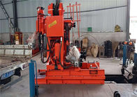 Red 18HP 200m Crawler Chassis Water Drilling Equipment