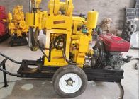 Spt Testing Hydraulic Borewell Machine Diesel Engine Wheels Mounted Gk 200