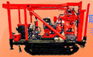 295mm Hydraulic Borewell Machine Trailer Mounted Easy Mobile Gk 200