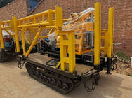Easy Move 15kw Crawler Mounted Drill Rig For Soil Testing SPT Drilling