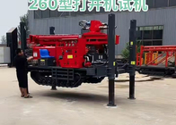 Impactor Borewell Crawler Mounted Drill Rig Rubber 140 Mm Hole Diameter