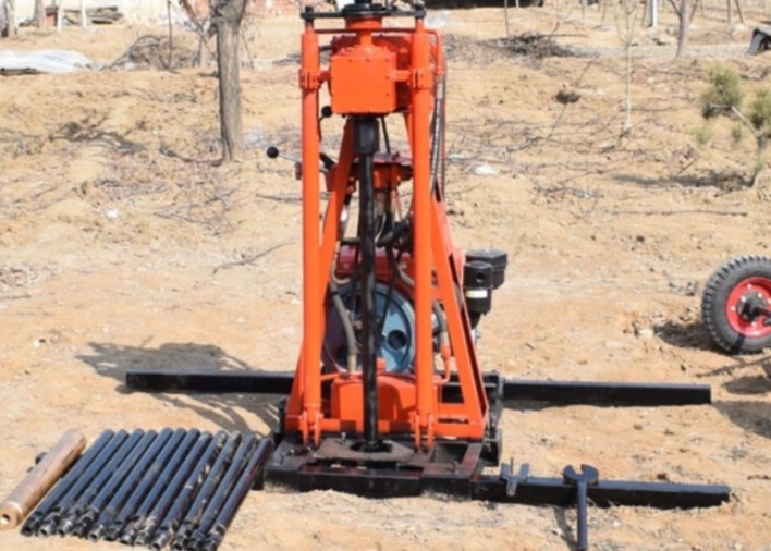 Spt Geological Drilling Rig Portable Core Exploration 50 Meters Depth