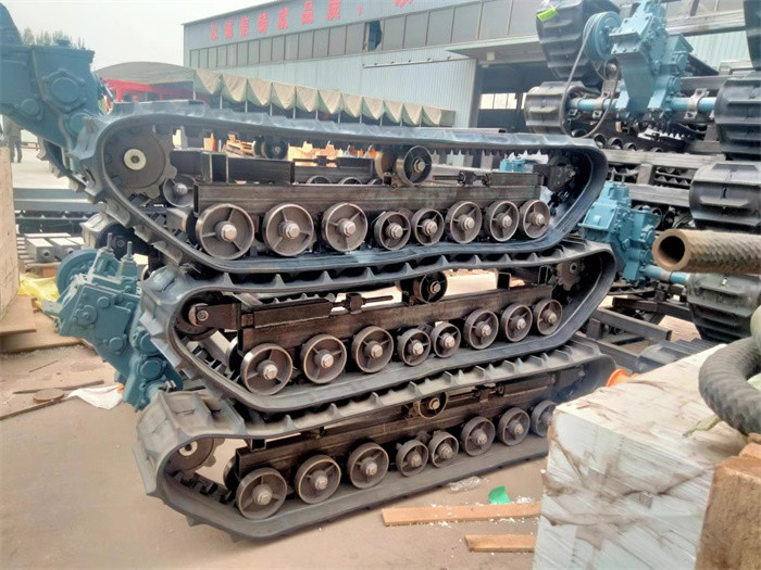 3 MT Industry Drilling Rigs' Crawler Track Undercarriage With Diesel Engine
