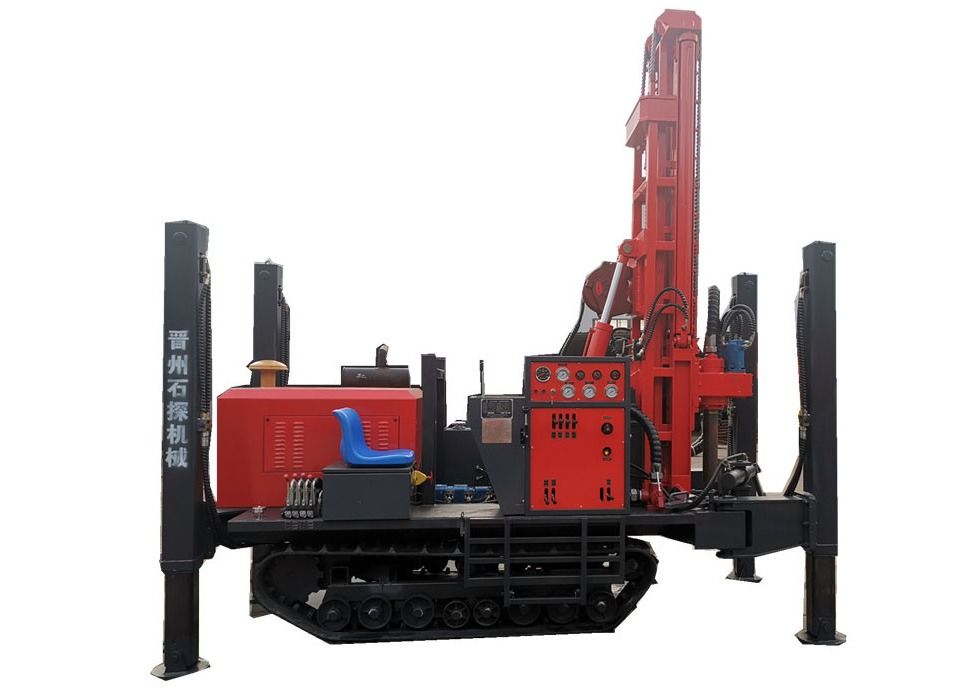 Pneumatic 55kw 180m Portable Water Well Drilling Equipment