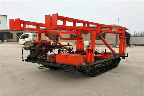 Geological Exploration Core Crawler Mounted Drill Rig Machine For Soil Test