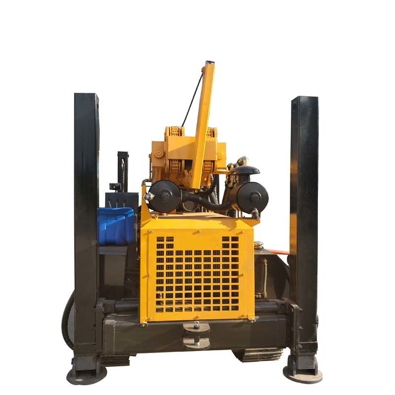 Portable Type Hydraulic Crawler Mounted Drill Rig Machine For Water Well