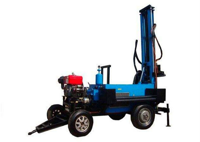70m Trailer Mounted Soil Test Drilling Rig Machine