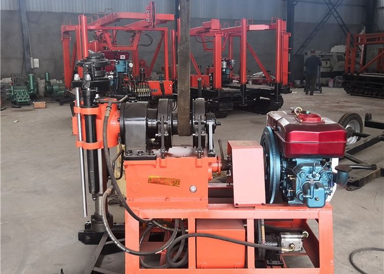 200 Meters Rotary Hydraulic Chuck Geological Drilling Rig