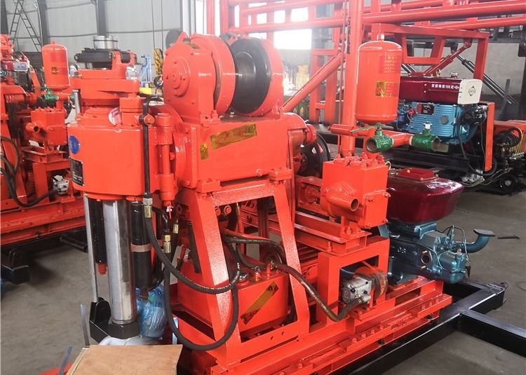 Customised Portable Water Well Drilling Rig Xy-1a 150 Meters High Speed