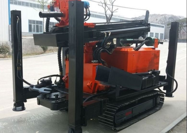 ST 200 Meters Depth Pneumatic Water Well Drilling Rig Machine