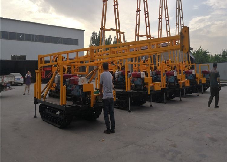 15kw Hydraulic Mine And Spt Test Crawler Drilling Machine With Drill Tower