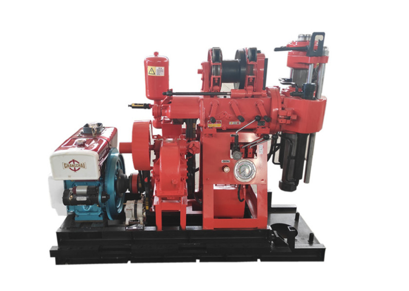 22 Horse Power Soil Testing Drilling Rig 300mm Hole Diameters Mobile Hydraulic Borehole